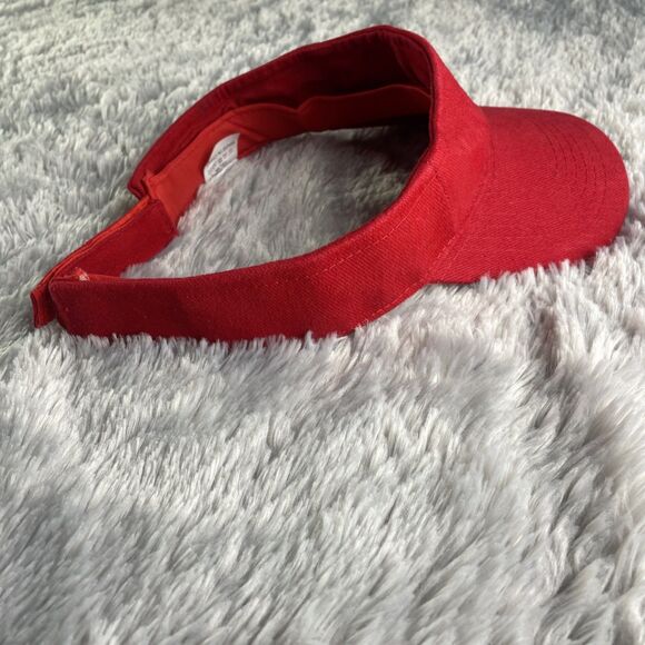 Tampa Bay Buccaneers Visor Red Adjustable Strapback Bucs NFL Football SGA - Picture 6 of 8